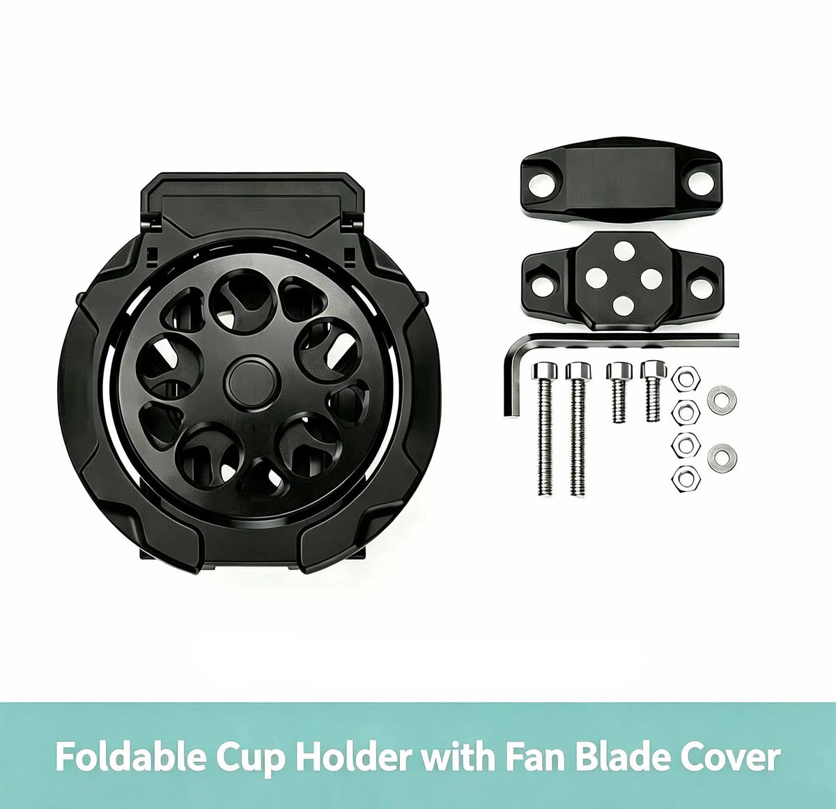 Compact Ride Foldable Cup Holder