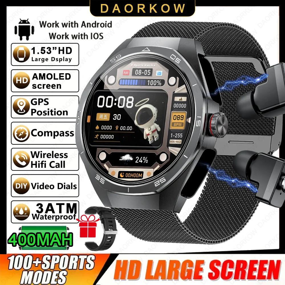 Smart Two-in-one Bluetooth Watch