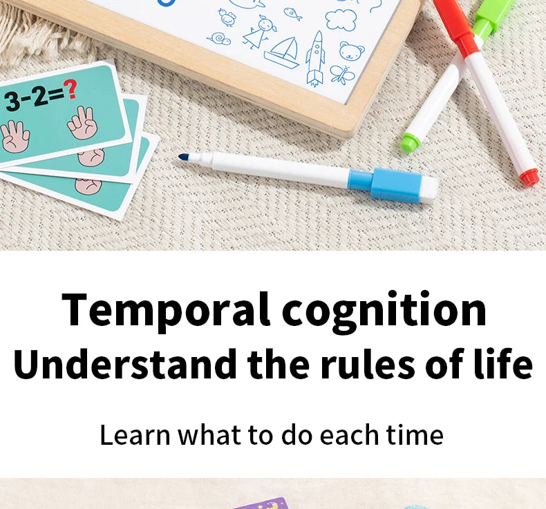 Montessori Time & Math Learning Aid