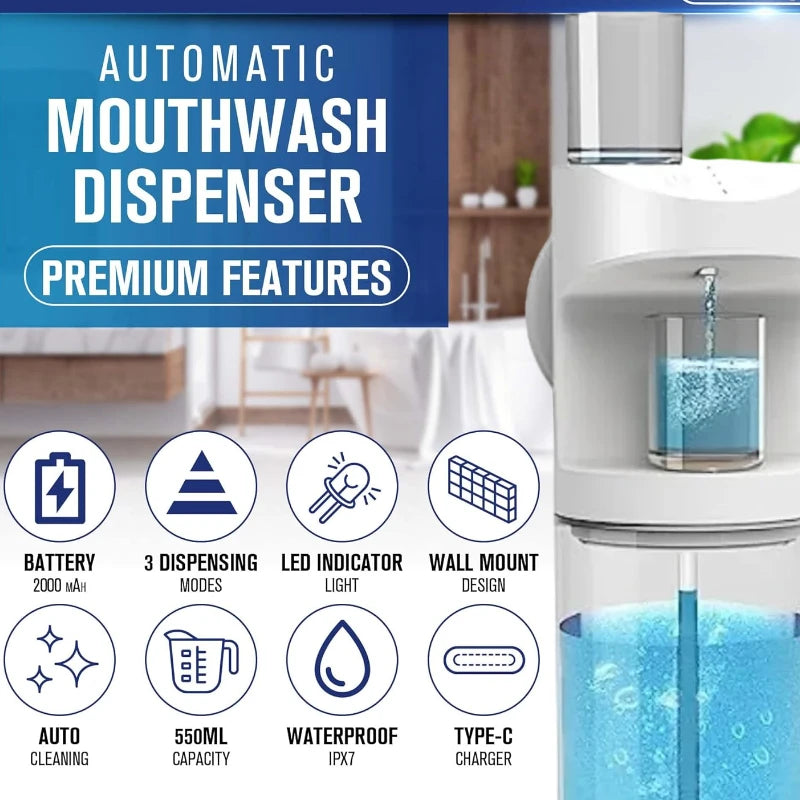 Rechargeable Automatic Mouthwash Dispenser