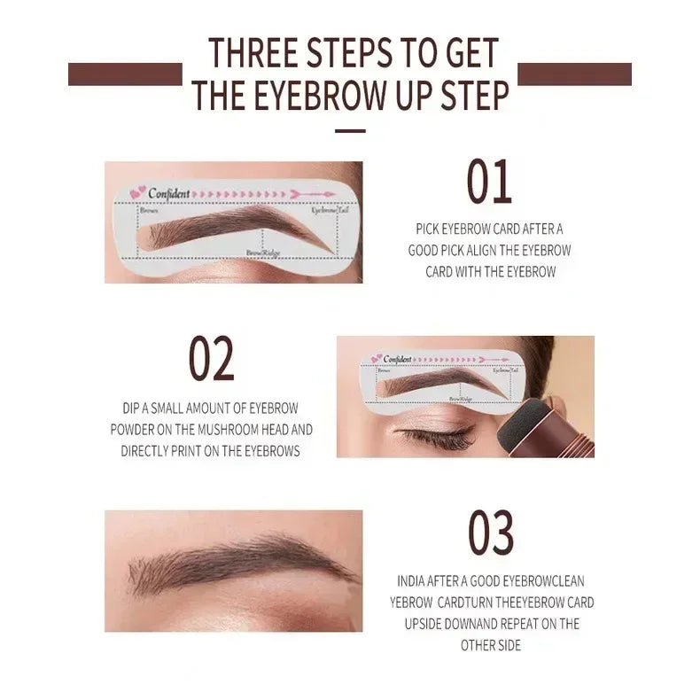 Professional Eyebrow Stencil Kit