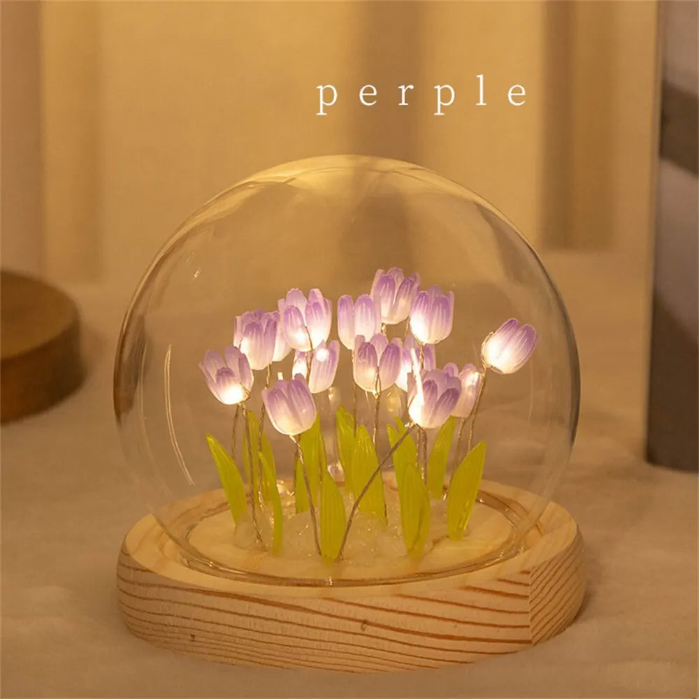 Golden Plated Artificial Luminous Roses