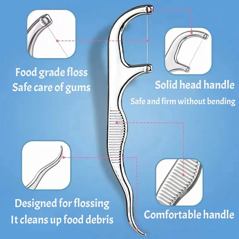 Stainless Steel Reusable Toothpick Set