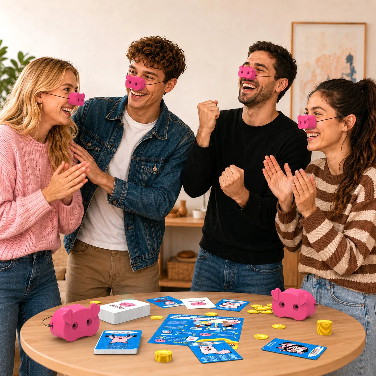Fun Piggy Nose Challenges Game