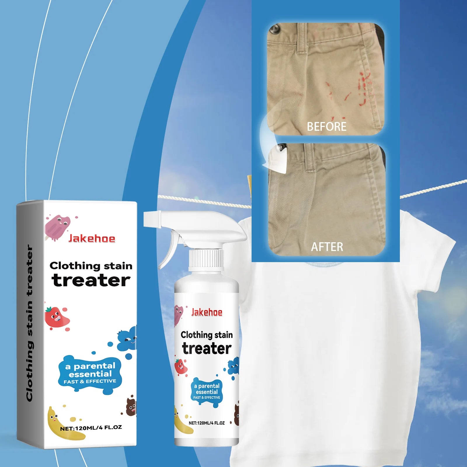 Fabric Stain Treater Spray