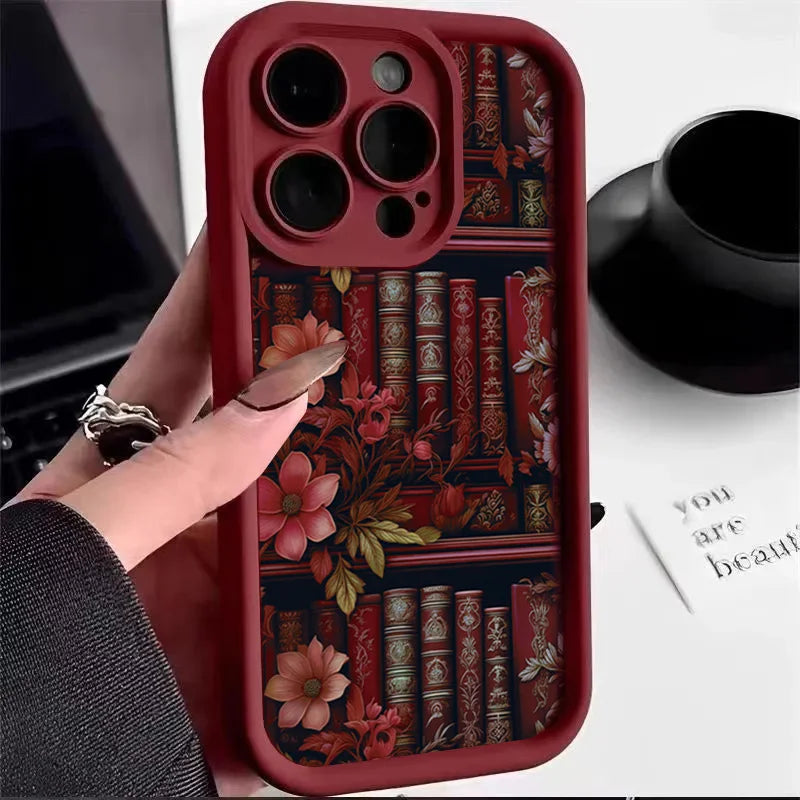 Shockproof Bookshelf iPhone Case