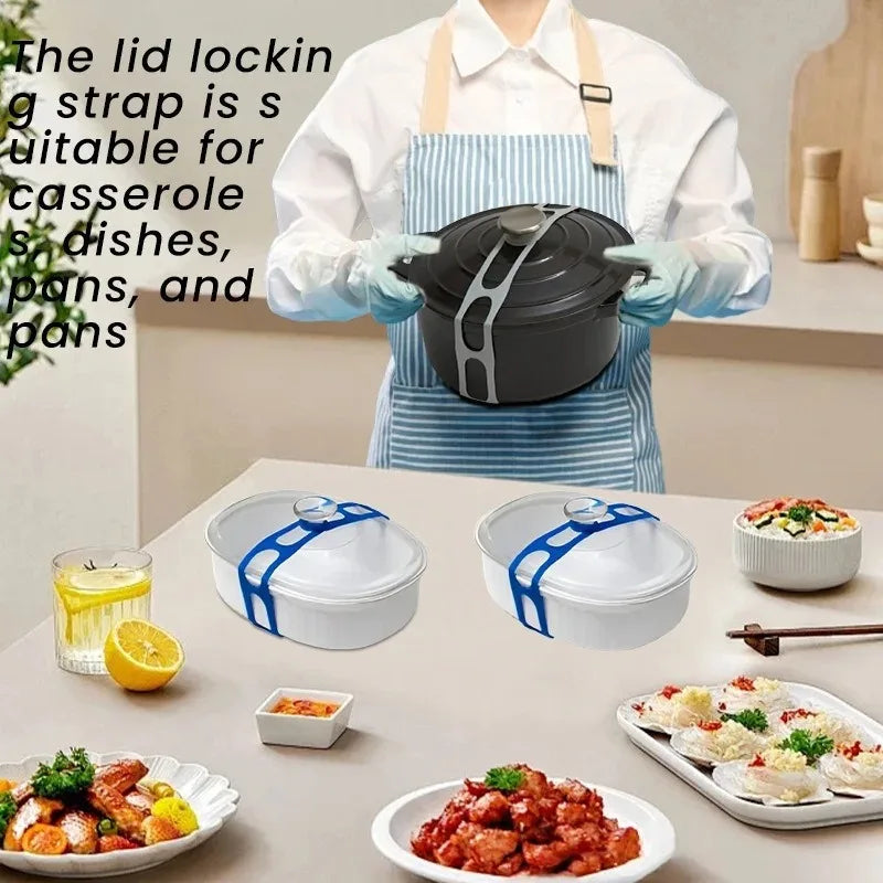 Reusable Silicone Pot Cover Strap