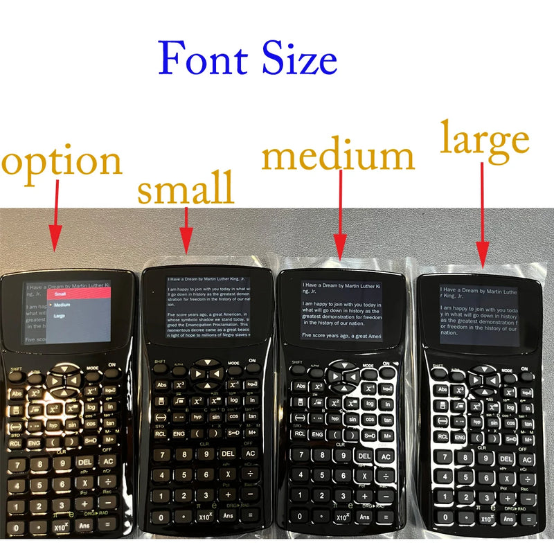 Multifunctional Calculator with eBook Reader