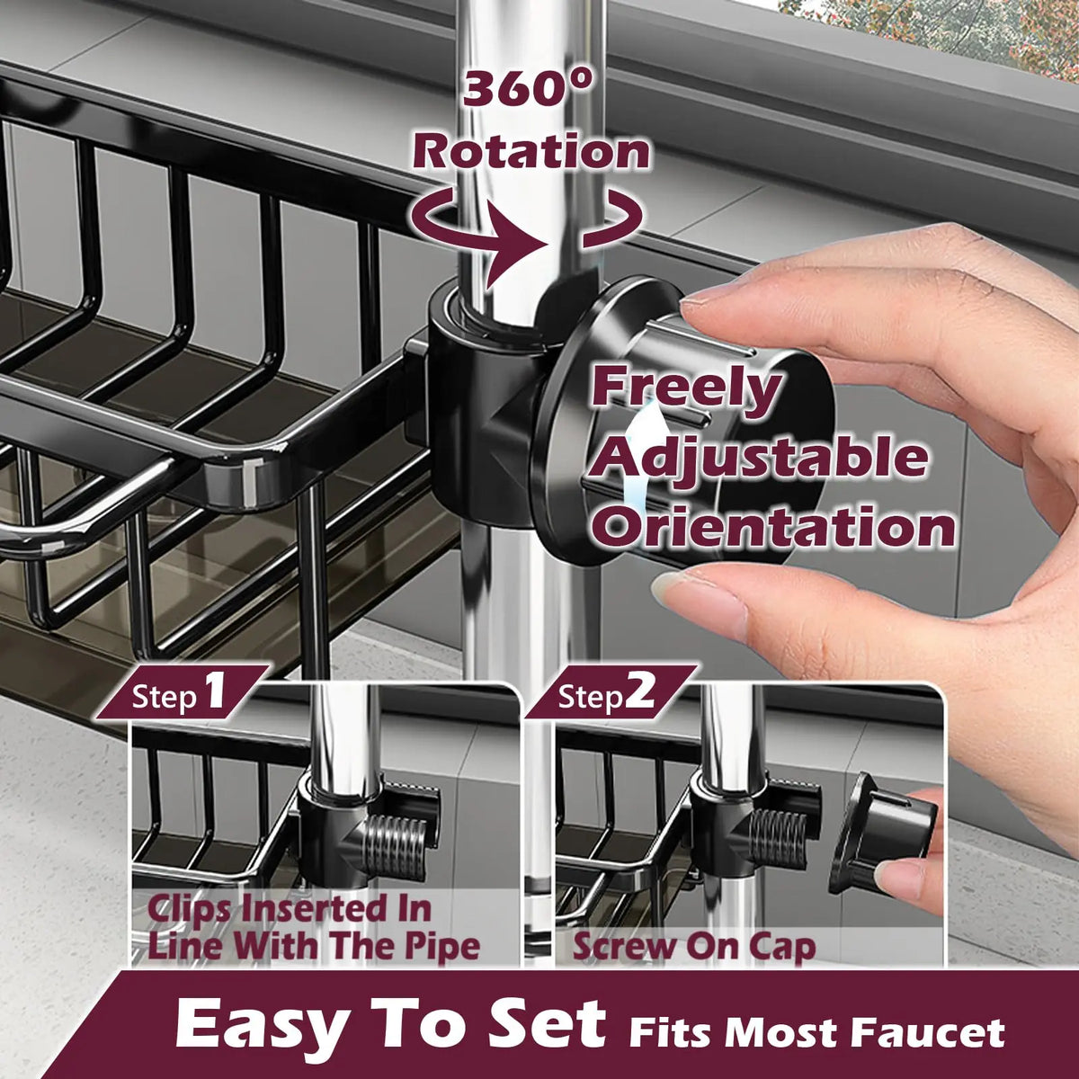 3-in-1 Sink Storage Rack