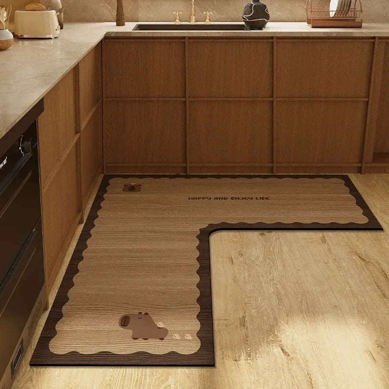 L-shaped Non-slip Floor Mat