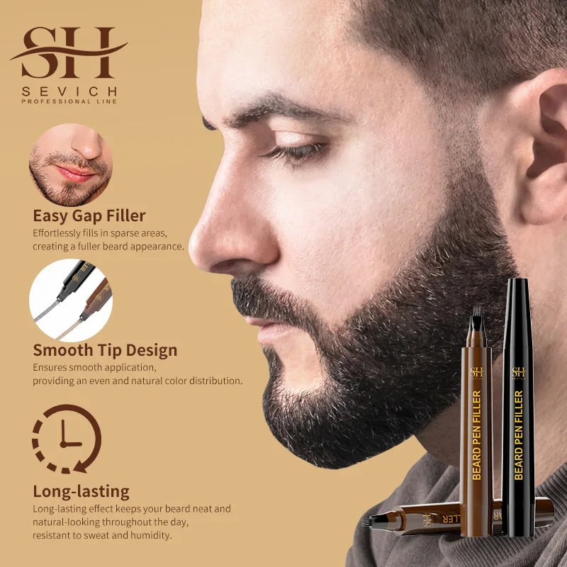 Waterproof Beard  Filler Pen