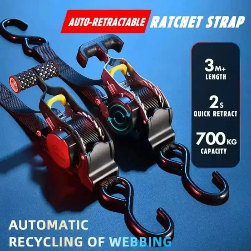 Retractable Ratchet Strap