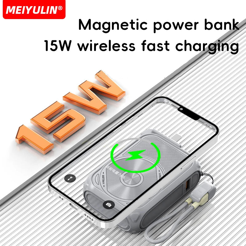 USB Portable Magnetic Wireless Power Bank