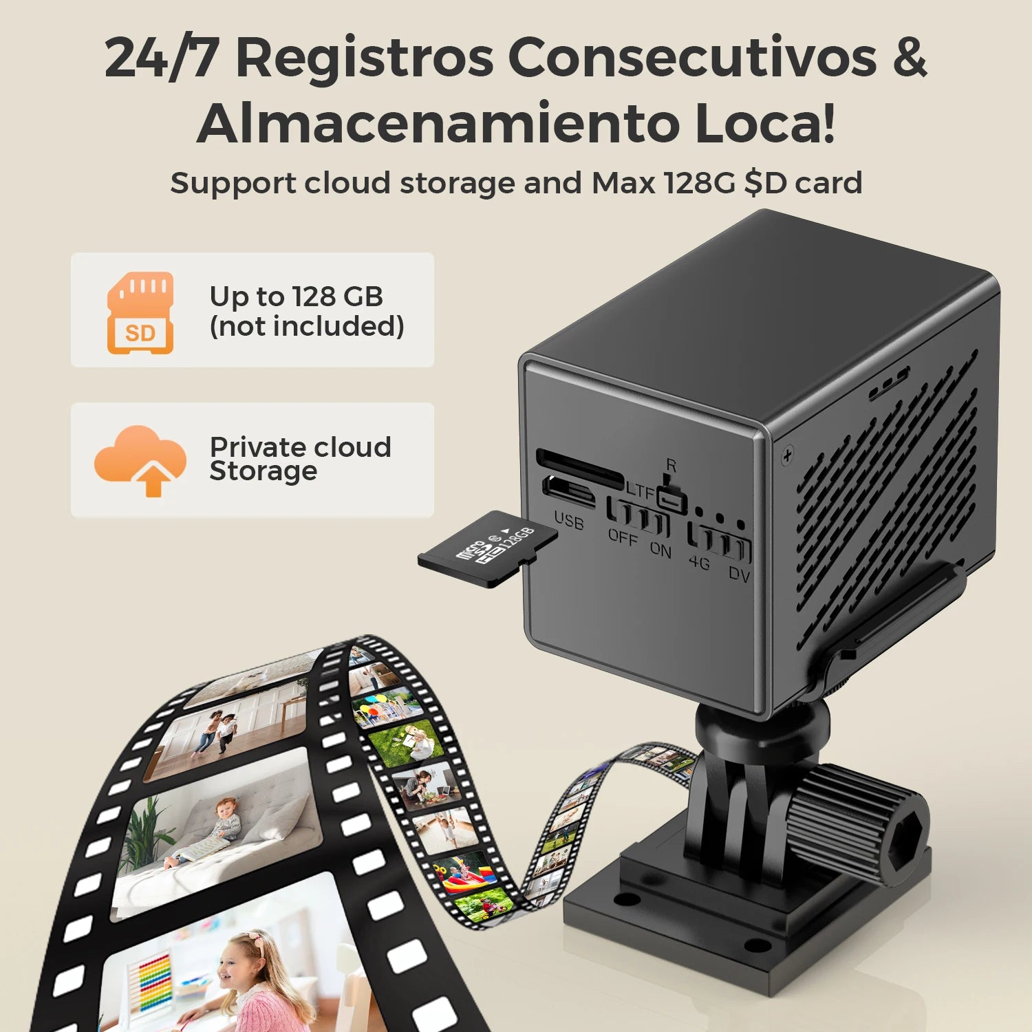 Ultra HD Wifi  Surveillance Camera