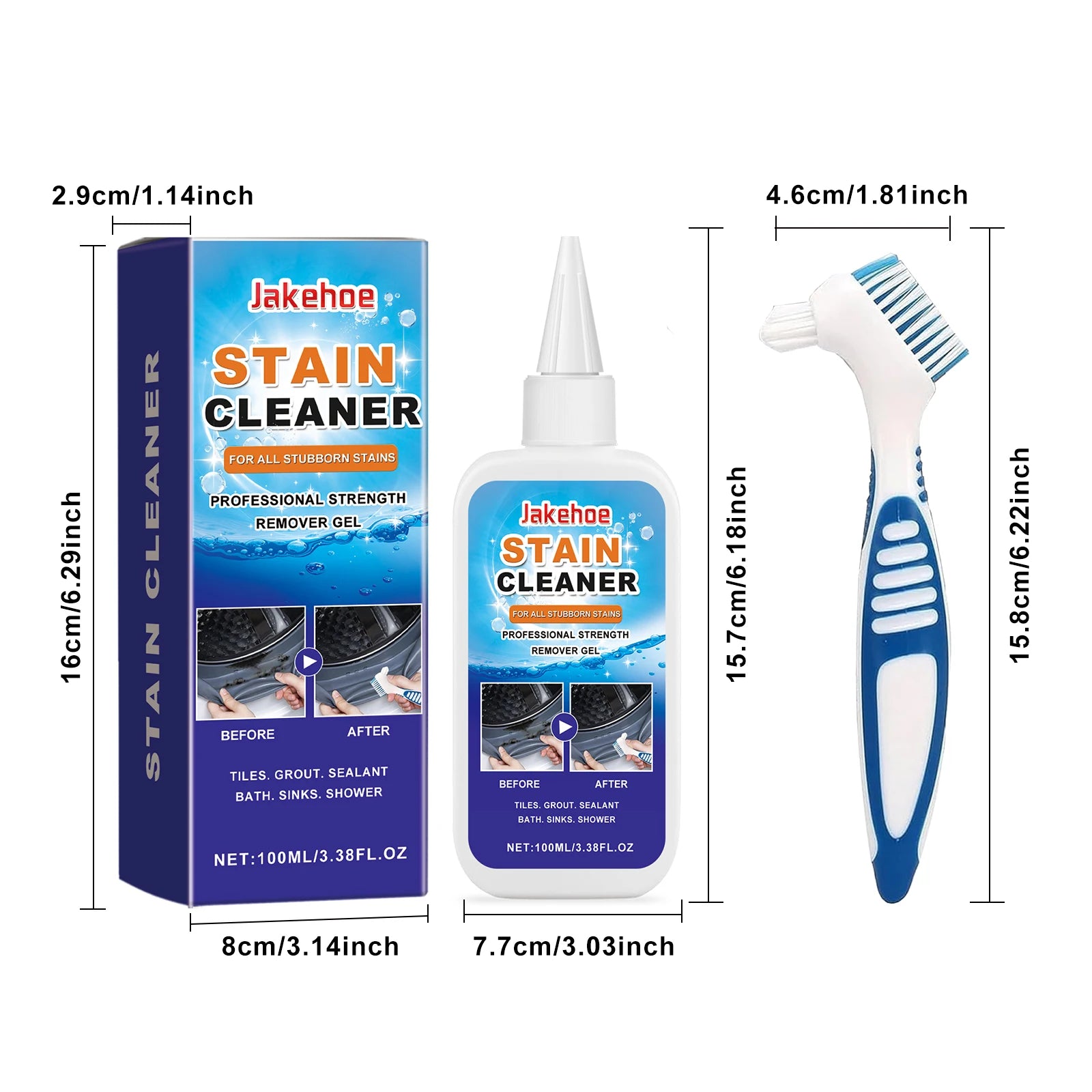 Mildew Stain Remover Gel