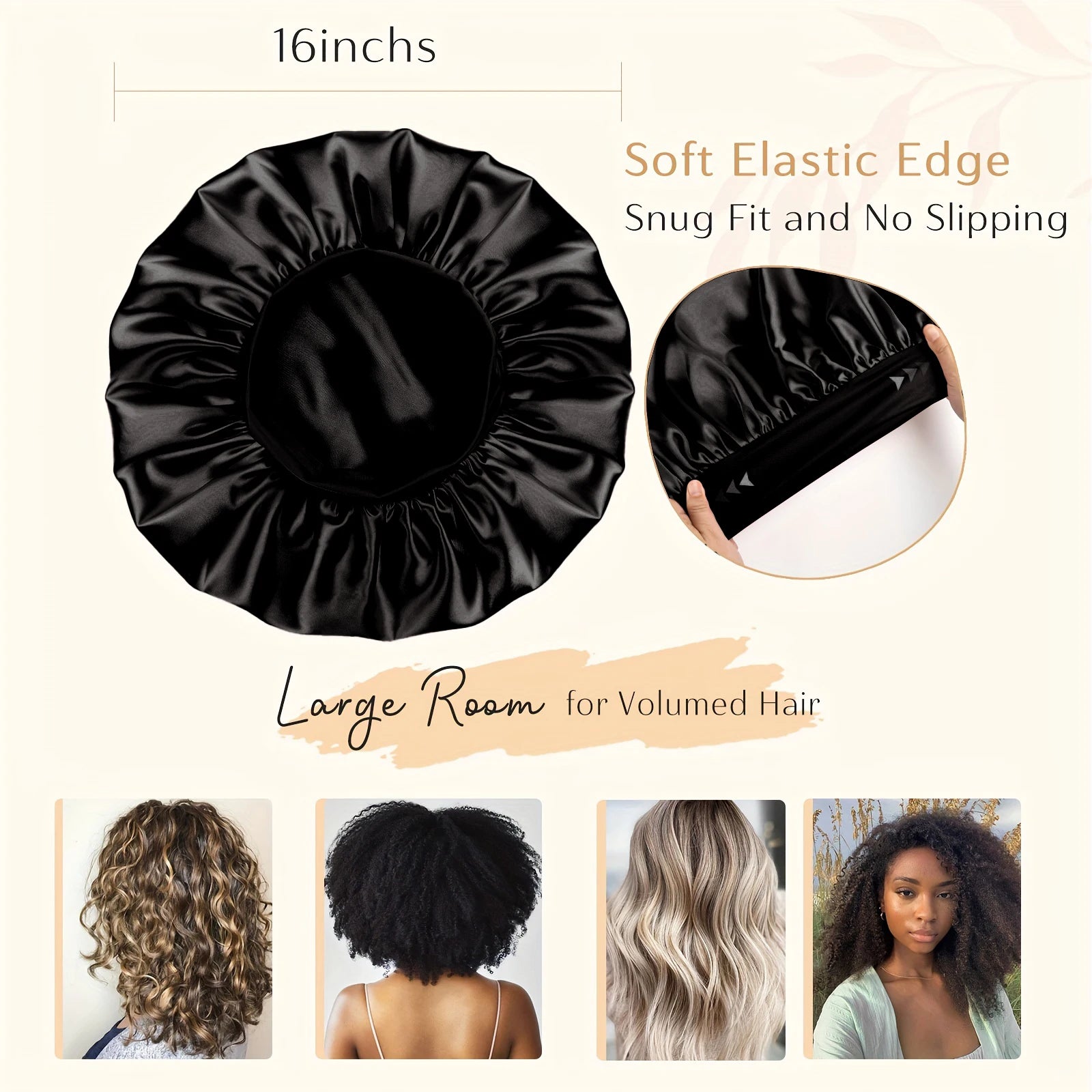 Heatless Hair Curler & Sleep Cap Set