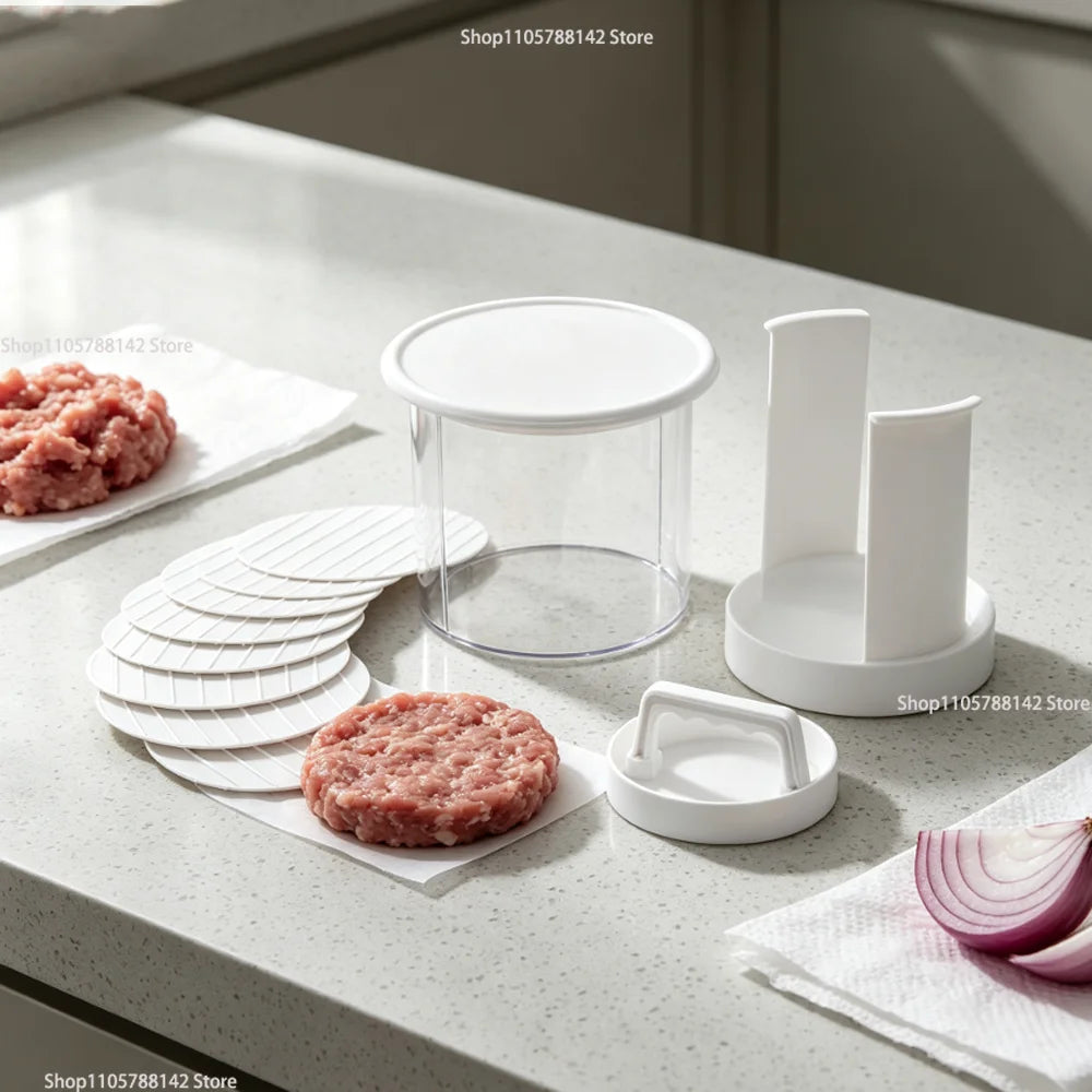 Burger Patty Press with Storage Container