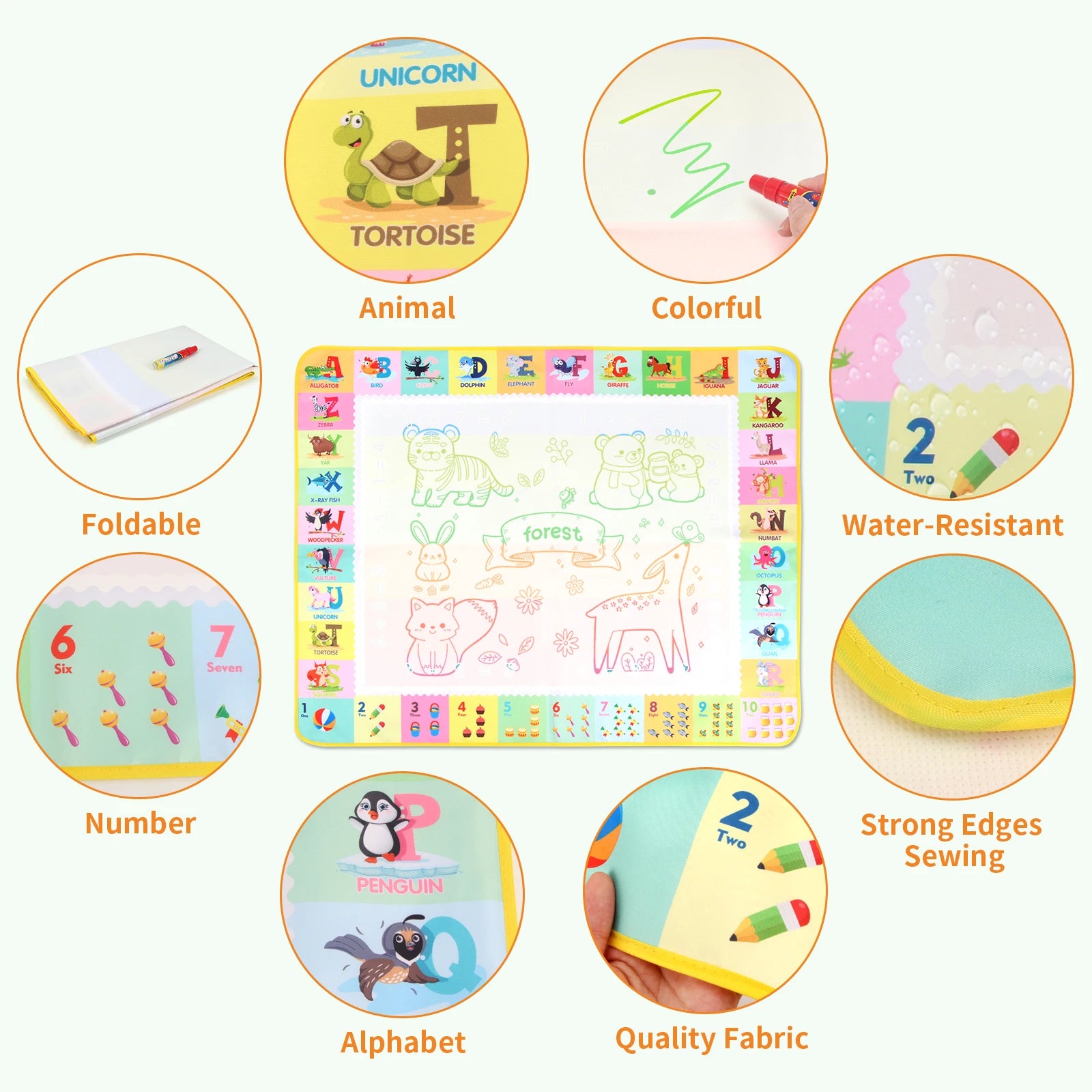 Drawing & Doodle Mat For Kids