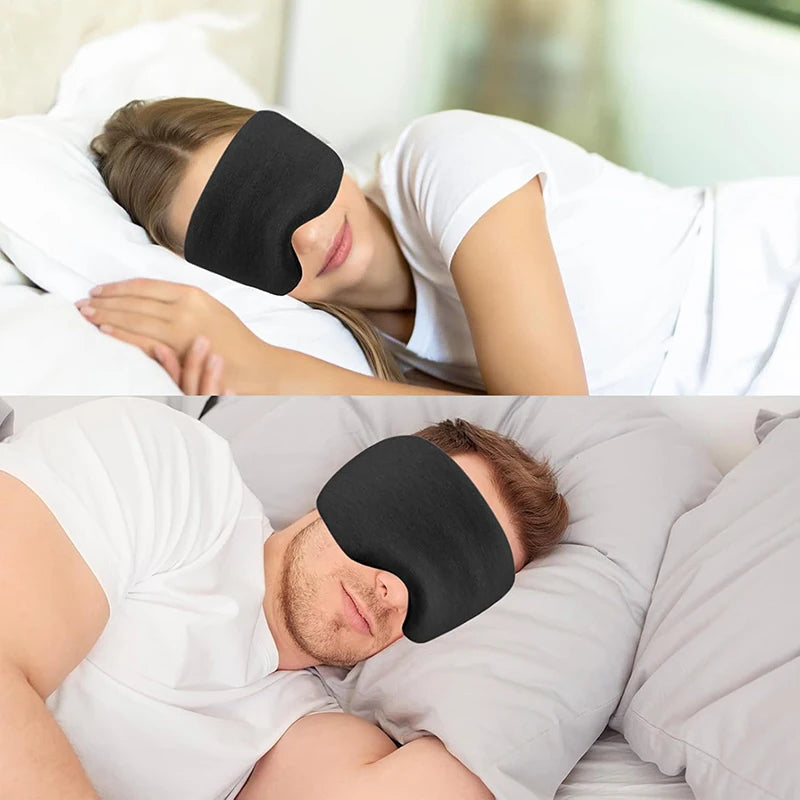 2 in 1 Comfort Headrest Blackout Eye Mask