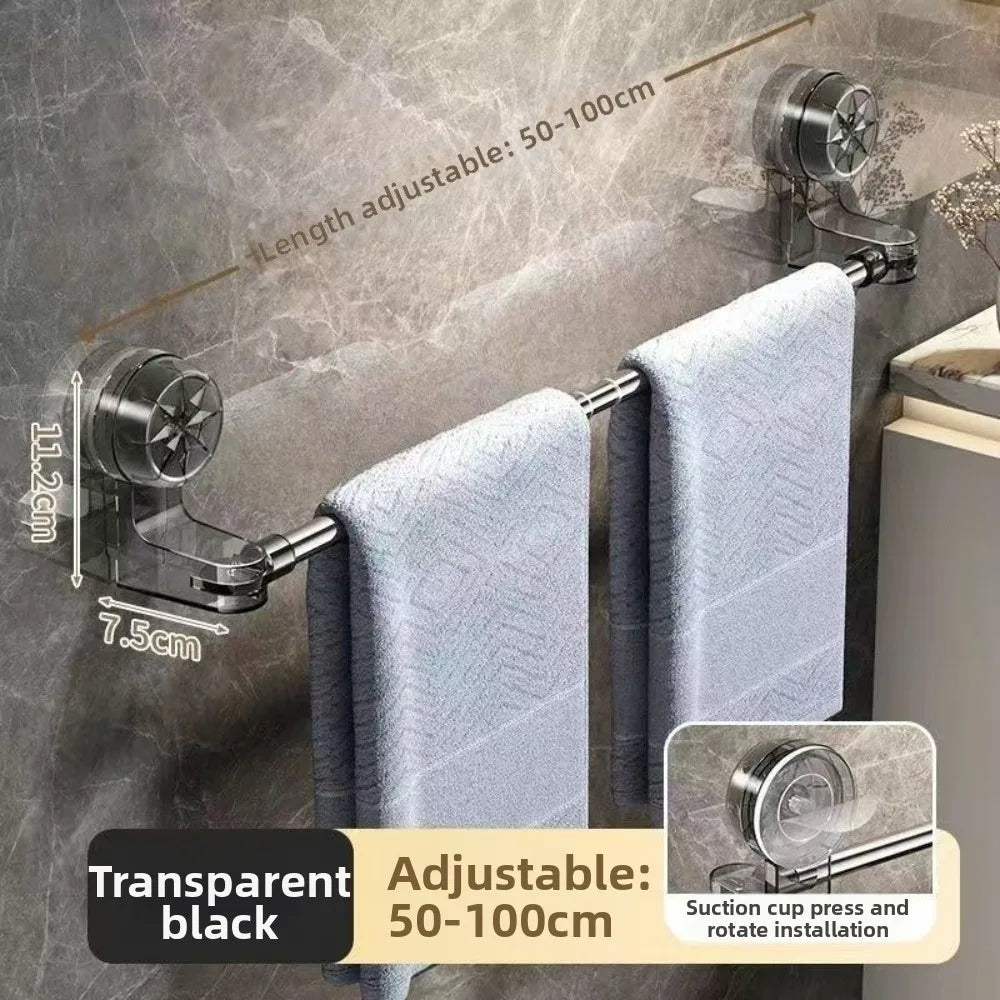 Expandable Suction Cup Wall Storage Rack