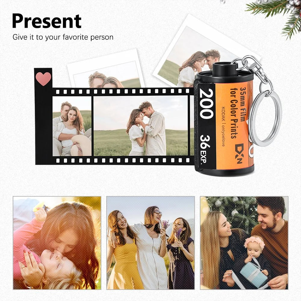 Photos Film Roll keychain