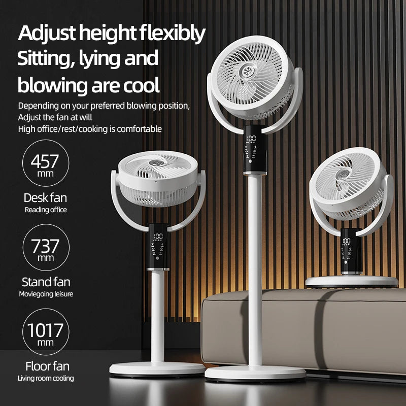Rotating Telescopic Fan