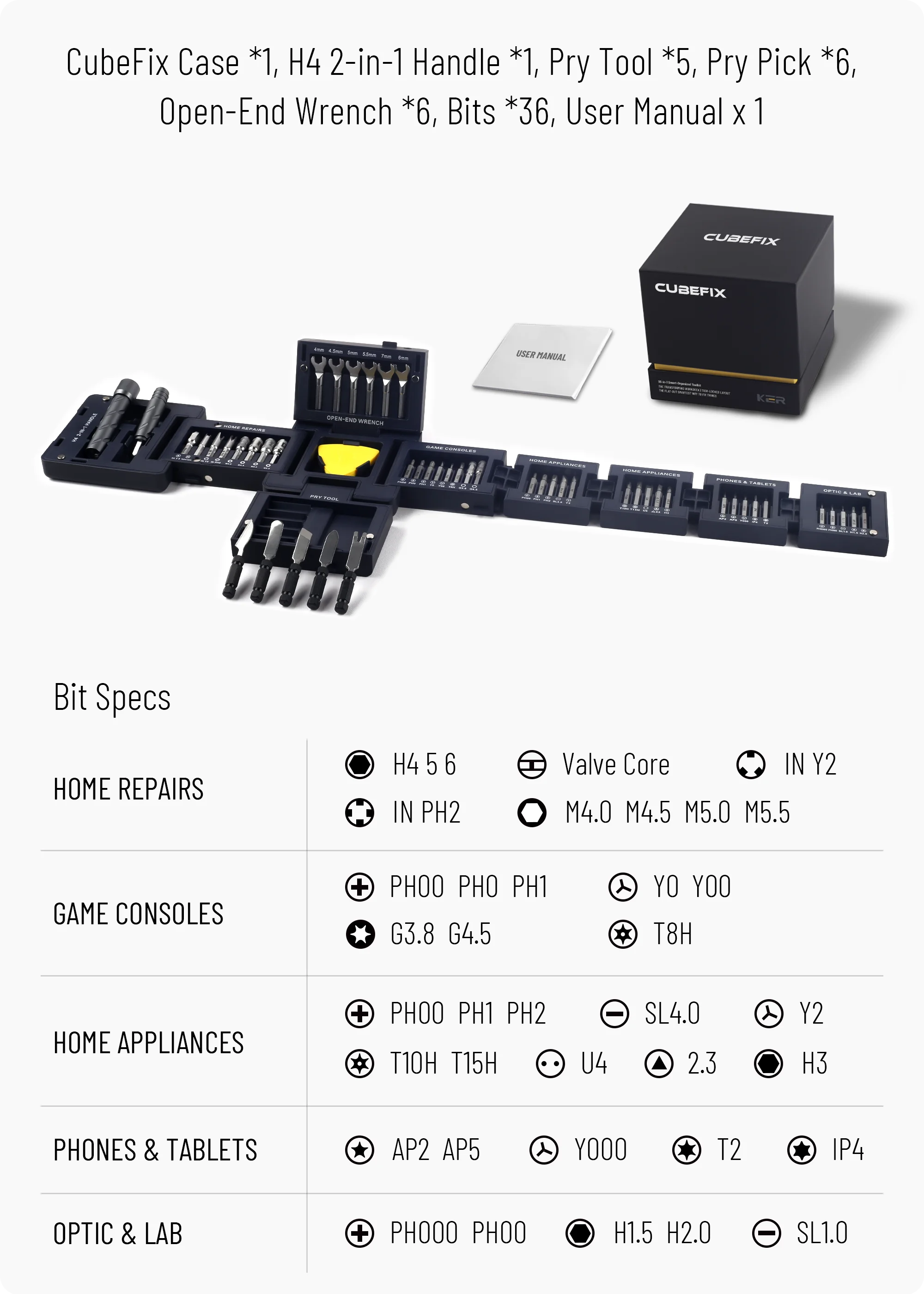 55 In 1 Magnetic Screwdriver Set
