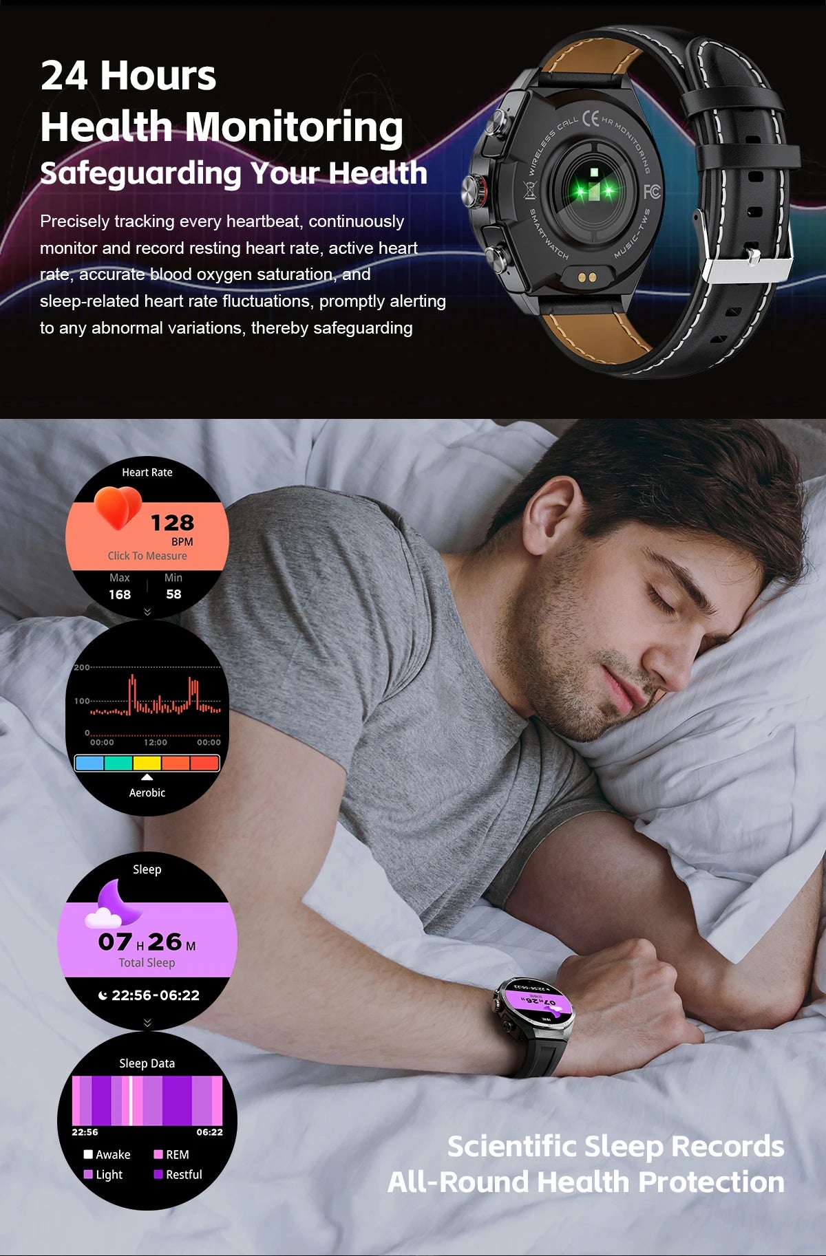 Smart Two-in-one Bluetooth Watch