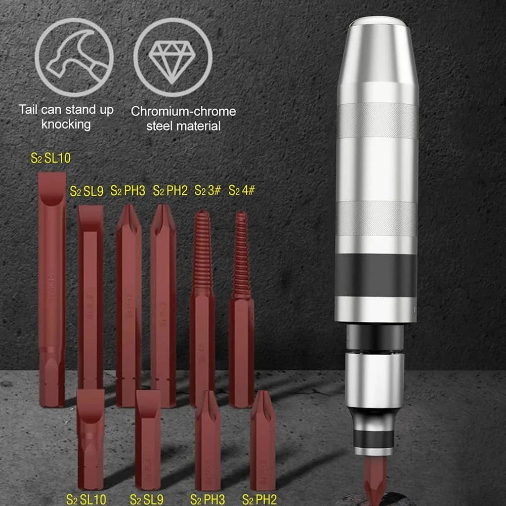 Manual Reversible Impact Screwdriver Set