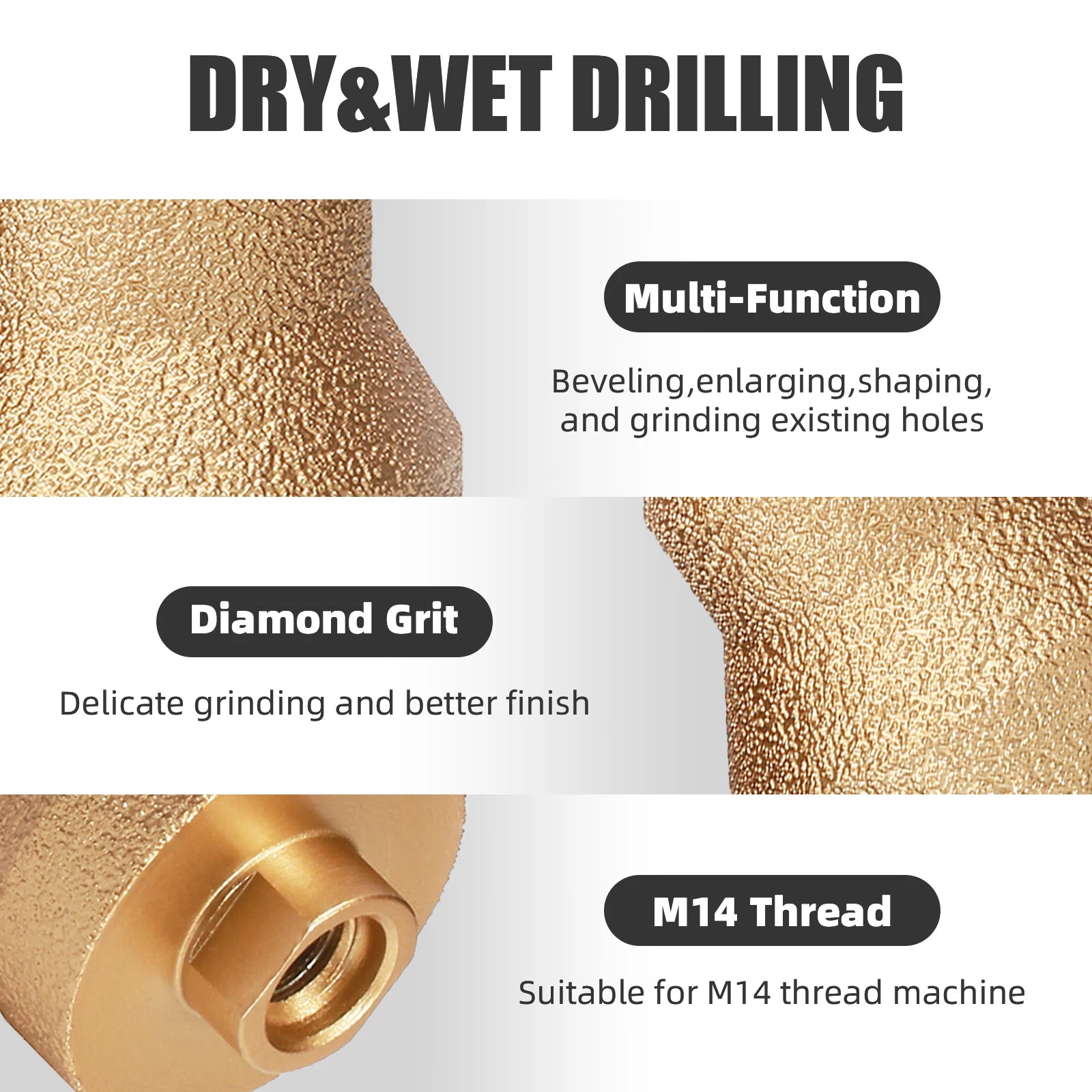 Diamond Step Chamfer Drill Bit