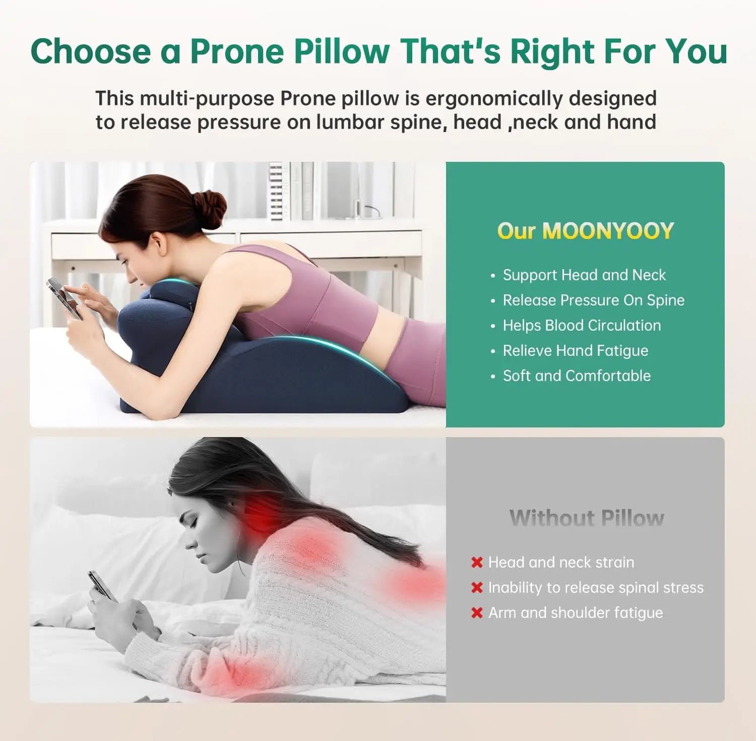 Multifunctional Backrest Comfort Cushion