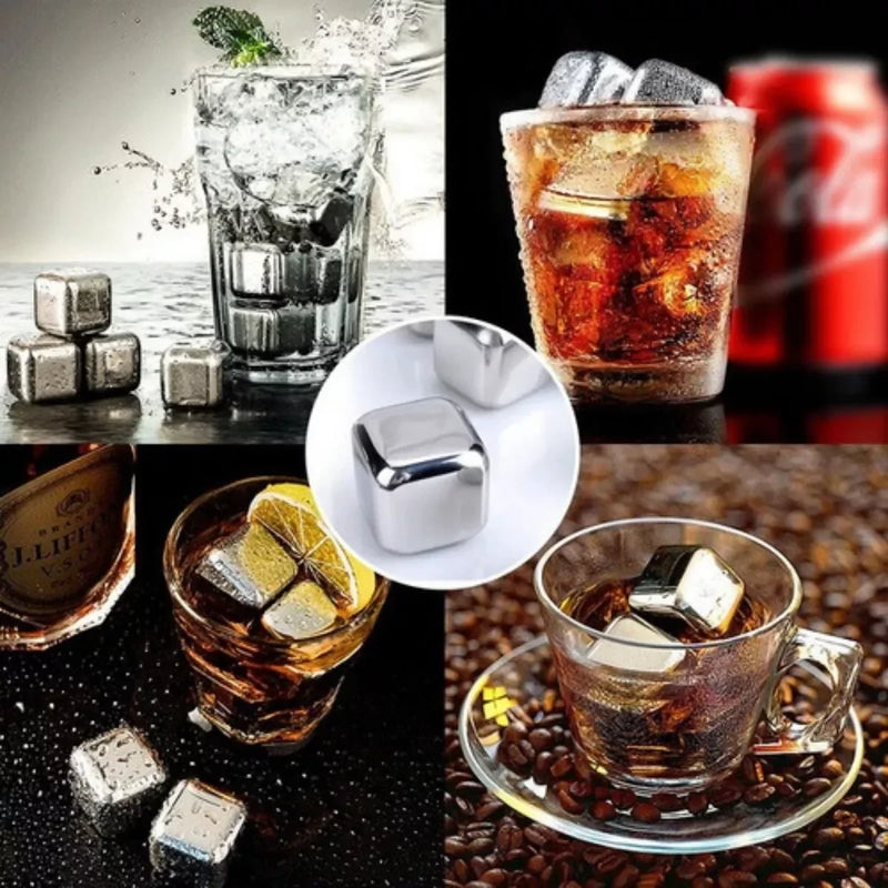 Reusable Stainless Steel Ice Cubes