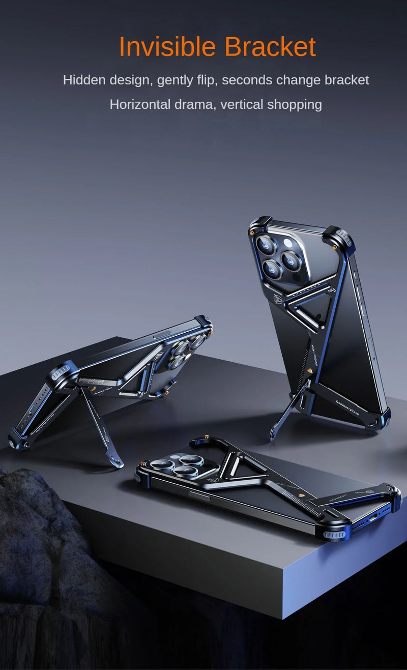 Geometric Metal Alloy IPhone Case