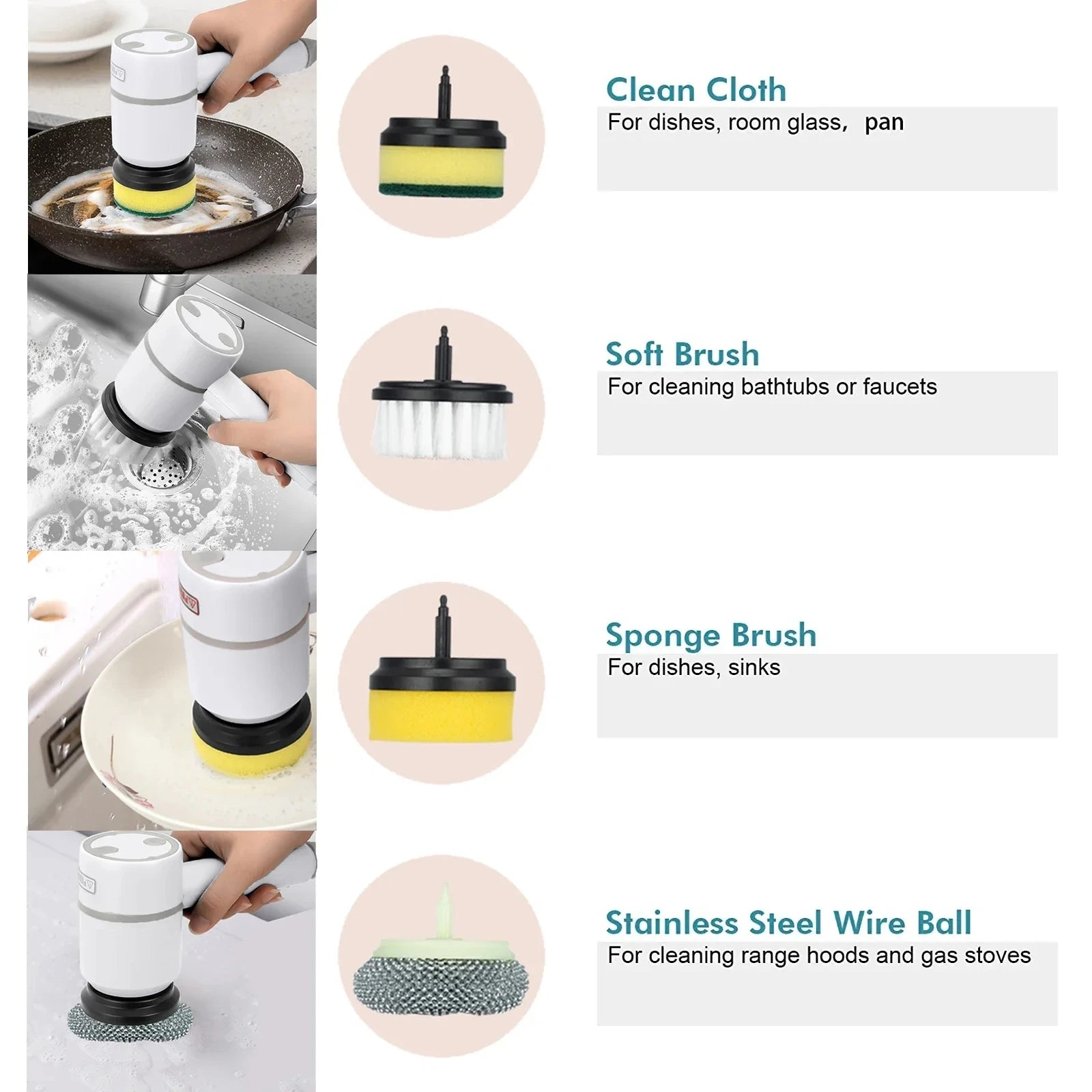 Multipurpose Electric Cleaning Brush