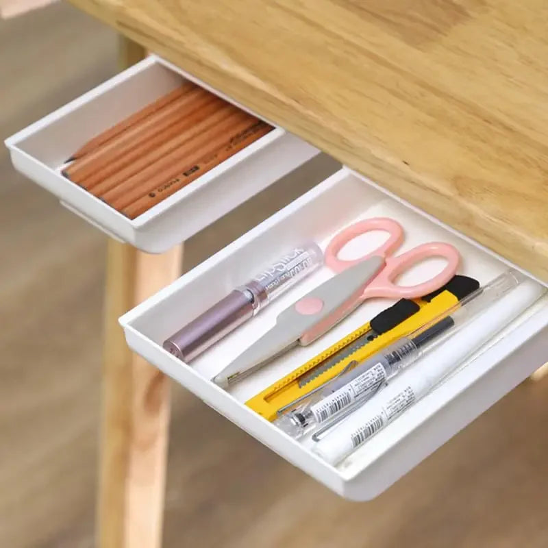 Self-Adhesive Desk Hidden Storage Box