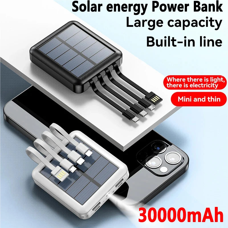 4 in 1 Solar Charging Power Bank