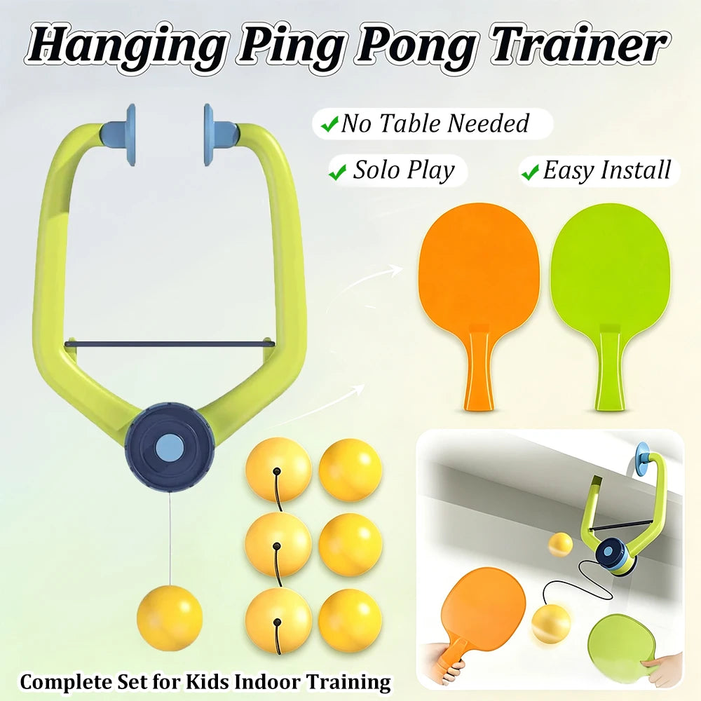 Hanging Ping Pong Trainer Set
