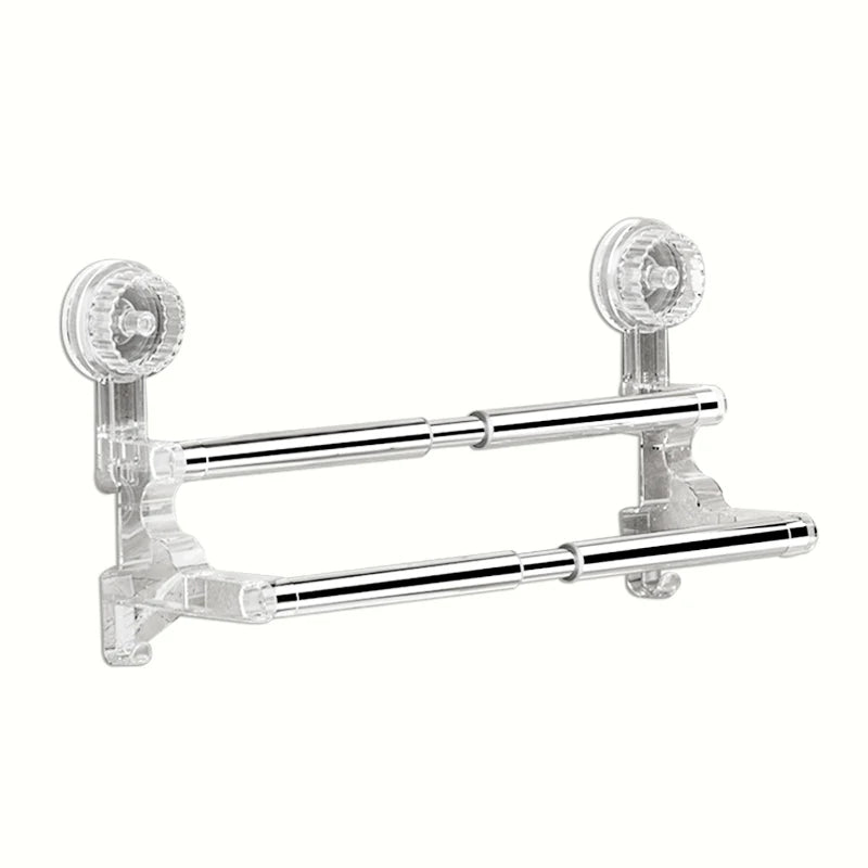 Expandable Suction Cup Wall Storage Rack