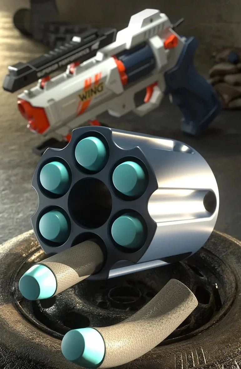 Soft Bullet Revolver Gun Toy