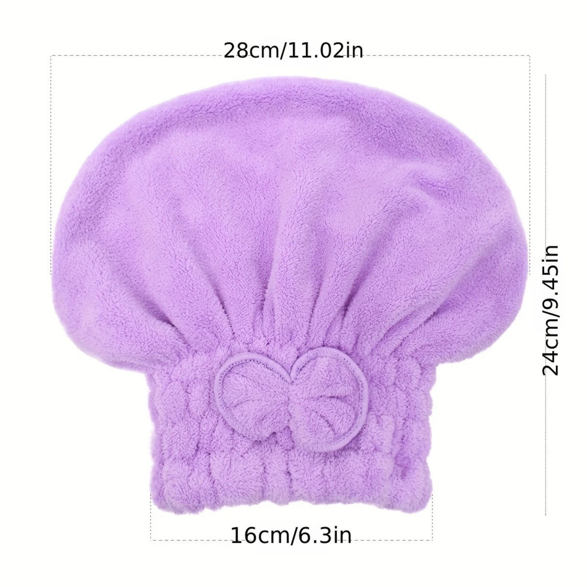Microfiber Hair Drying Shower Turban