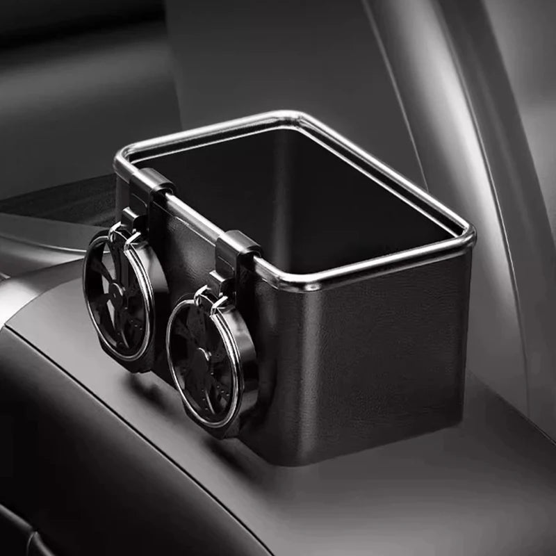 Car Armrest Storage Organizer with Cup Holder