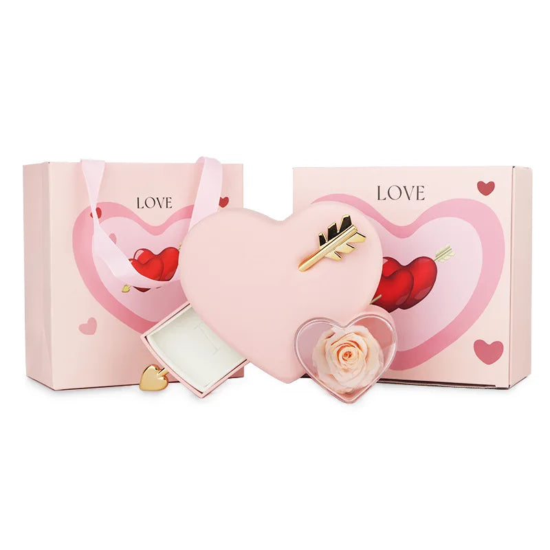 Amour Heart Jewelry Gift Case