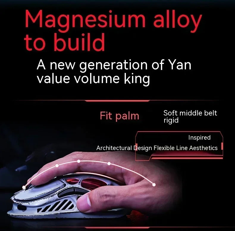 Magnesium Alloy Wireless Gaming Mouse