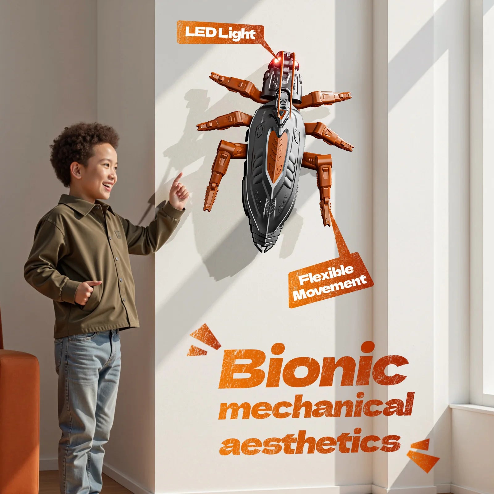RC Wall Crawler Toy