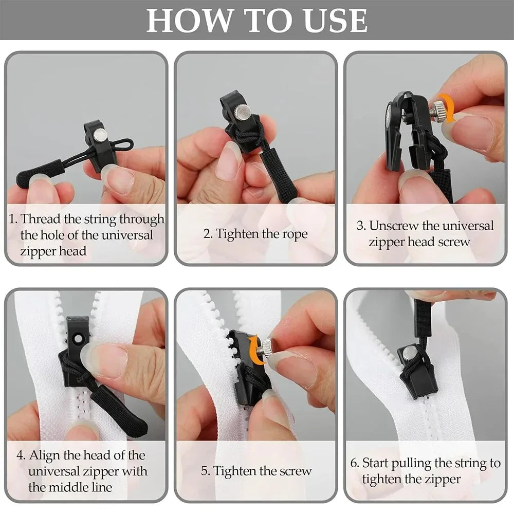 Instant Zipper Repair Clips