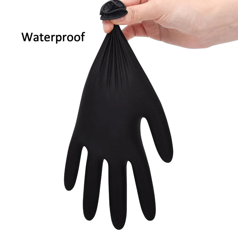 Black Nitrile Disposable Gloves