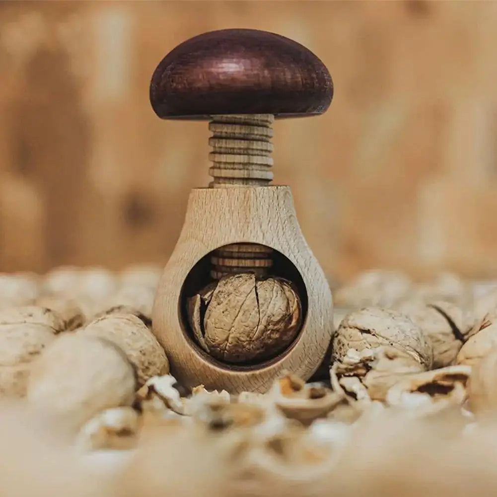 Mushroom Shaped Nut Cracker