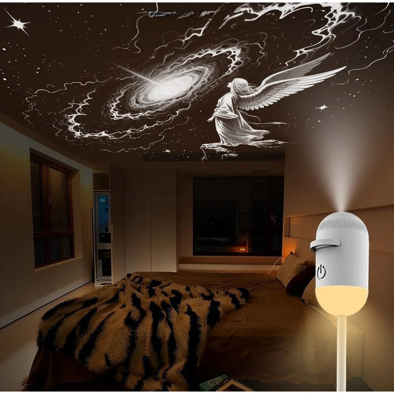 2-in-1 Mini Galaxy Star Projector