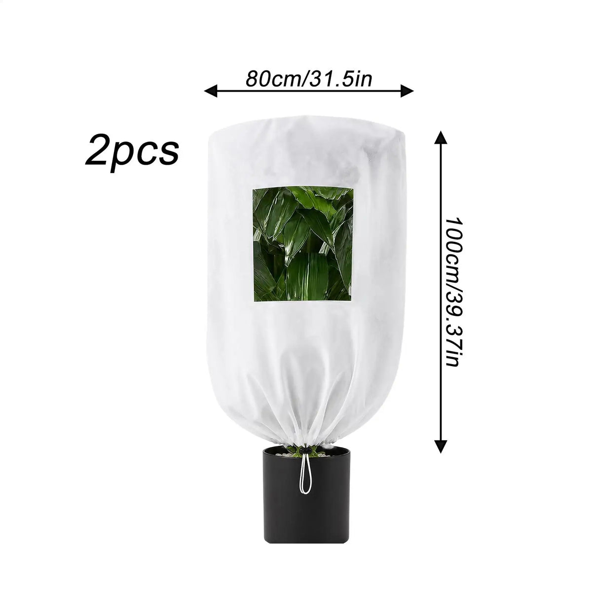2 Pcs Plant Frost Protection Cover
