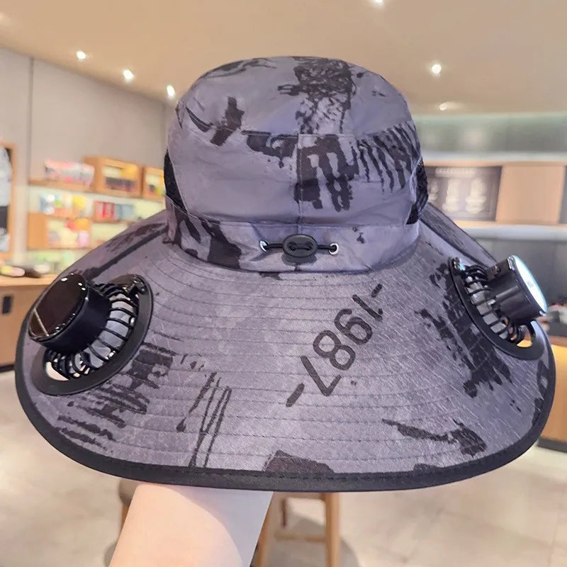Solar Fan Bucket Hat